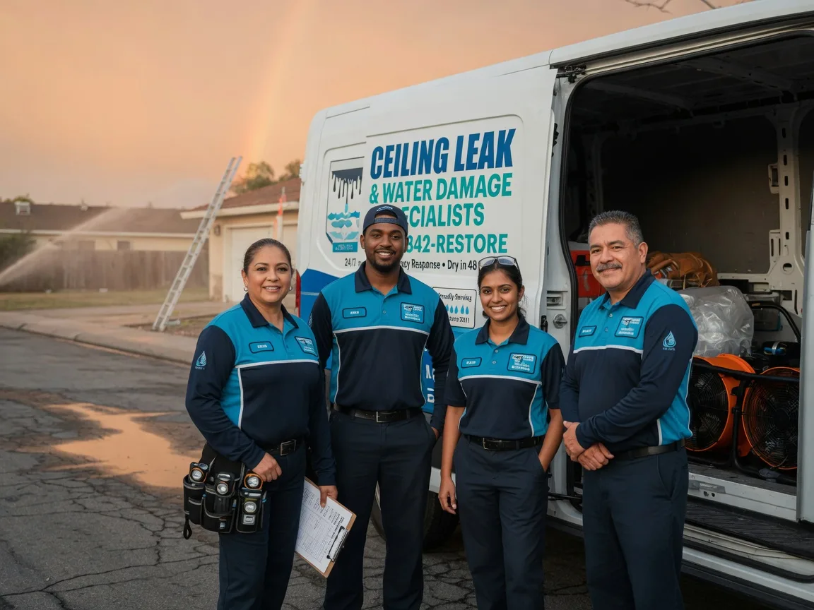 Ceiling Leak Cleanup company in Shiloh, NC