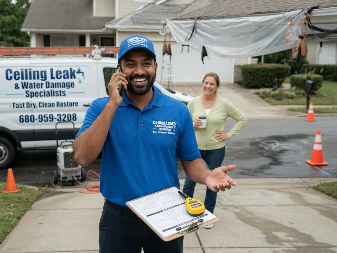 Ceiling Leak Cleanup Shiloh, NC FAQs